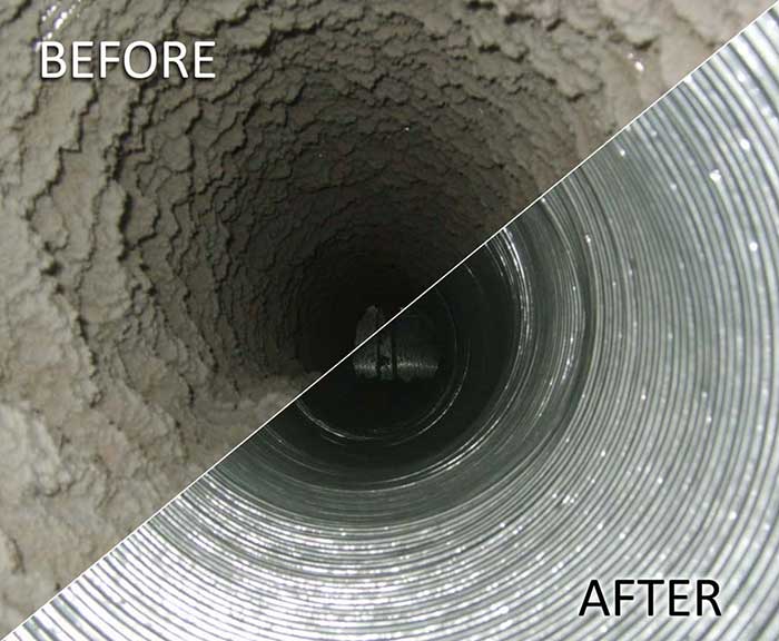 mould in ducted air con