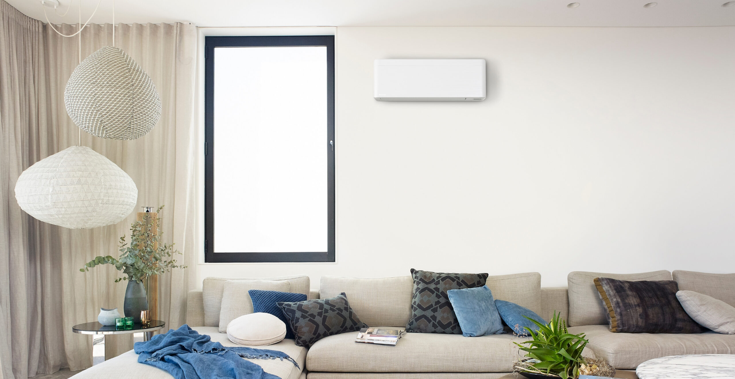 Inviting living space with Daikin air conditioning comfort on the Sunshine Coast