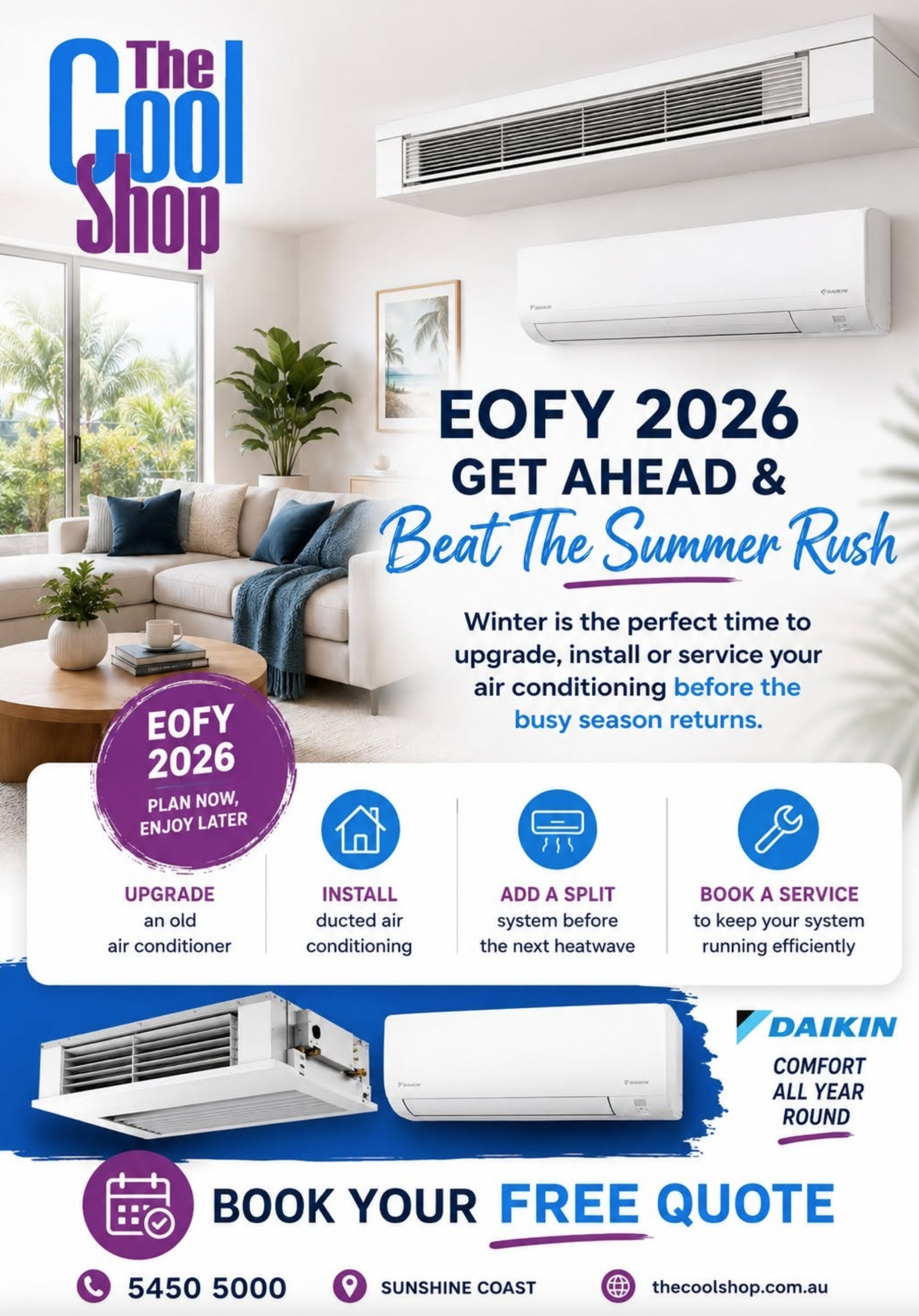 End of financial Year air conditioning deals and specials
